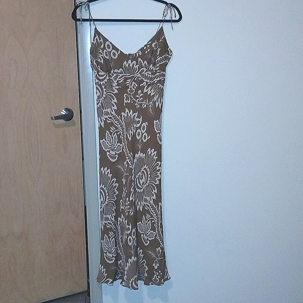 J Crew Silk Midi Length Dress Size 4